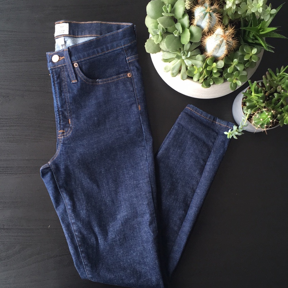 J. Crew 9" High-Rise Toothpick Jean
